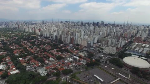 Aerial view of Sao Paulo, Brazil Stock Footage 59575030