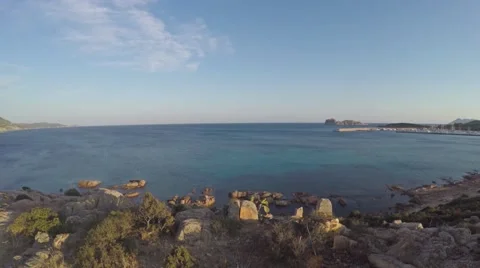 Aerial view Sardinia 4k Stock Footage