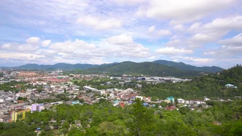Aerial view scene of cityscape Stock Footage 132583572