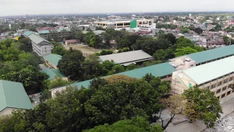 Aerial view of a School Stock-Footage 138565933