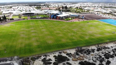 Aerial view of a School Stock-Footage 138933348