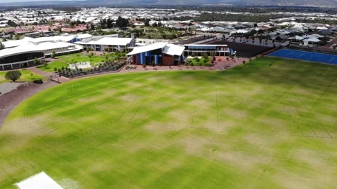Aerial view of a School Stock Footage 139516509