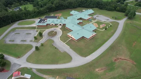 Aerial view of school Video stock 279787839