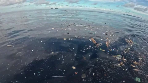 Aerial view of sea of debris. Stock Footage 310030108
