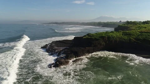 Aerial view sea Stock Footage 75987448