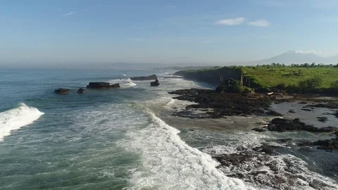 Aerial view sea Stock Footage 75987449