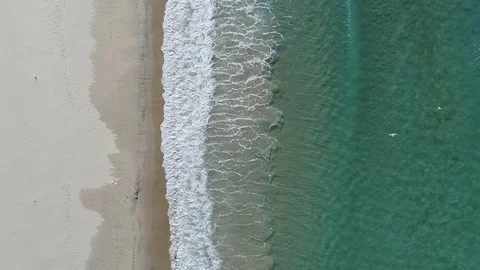 Aerial view of the sea Video stock 81500076