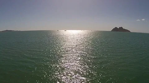 Aerial view of the sea Stock Footage 82589892