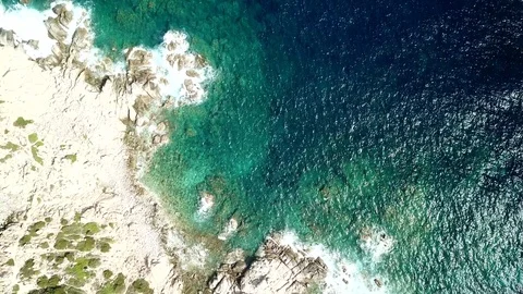 Aerial view sea Stock Footage 114565876