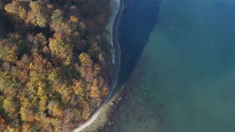 Aerial view of a sea. Stock Footage 133072041