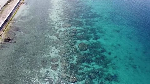 Aerial view of the sea. Stock Footage 178771068
