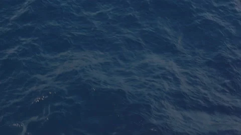 Aerial view of sea surface. Stock Footage 91071917