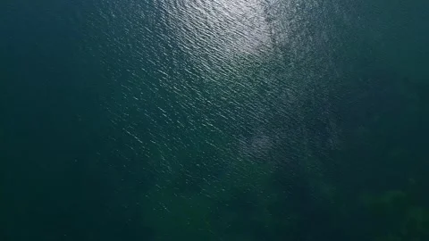 Aerial View of a sea surface Stock Footage 272146121