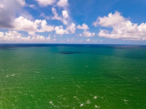 Aerial view of sea surface water texture background,sun reflections Aerial .. Photos
