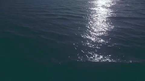 Aerial view of a sea wave Stock Footage 73969112