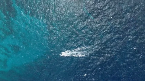 Aerial view of sea waves and fantastic Rocky coast Stock Footage 102995459