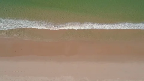 Aerial View Seascape with Waves Stock Footage 82499113