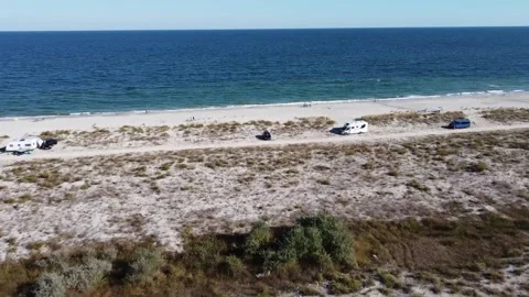 Aerial view seaside Vídeo Stock 228920710