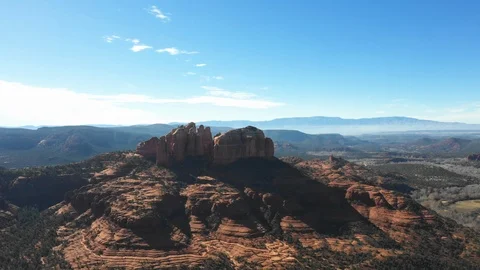 An aerial view of Sedona. Stock Footage 103441003