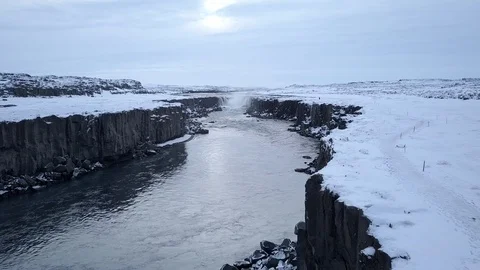 Aerial View of Selfoss, Iceland Stock Footage 90831003