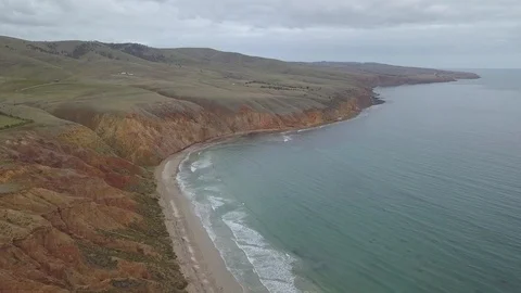 Aerial view Sellicks Beach Stock Footage 109475378