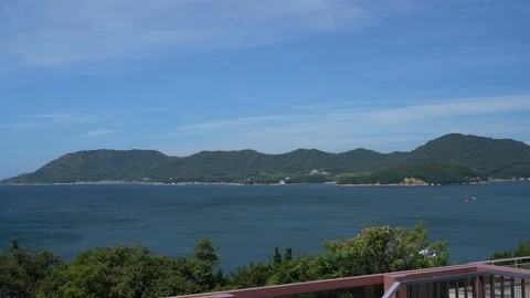 The aerial view of Setouchi Vídeo Stock 114130629