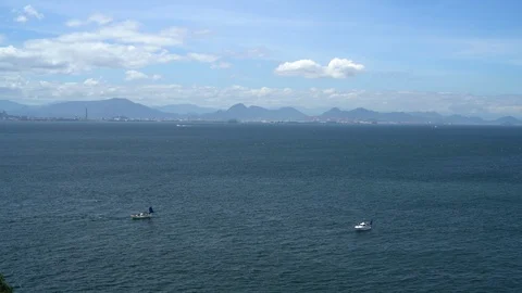 The aerial view of Setouchi Stock Footage 114130713