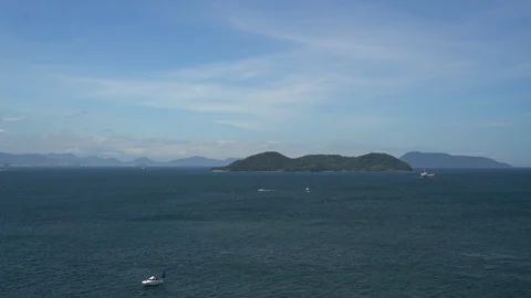 The aerial view of Setouchi Stock Footage 114130841