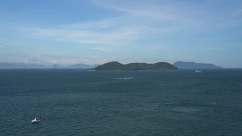 The aerial view of Setouchi Stock Footage 114130870