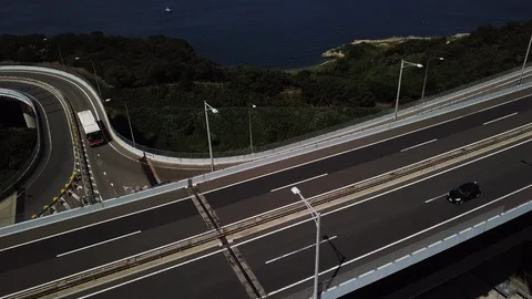 The aerial view of Setouchi Stock Footage 114157271