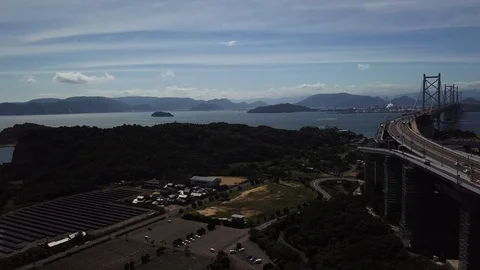 The aerial view of Setouchi Stock Footage 114157457