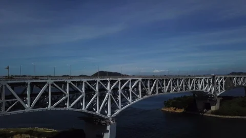The aerial view of Setouchi Stock Footage 114157625