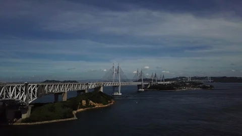 The aerial view of Setouchi Vídeo Stock 114157645