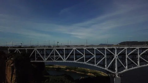 The aerial view of Setouchi Stock Footage 114157667