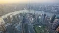 Aerial View of Shanghai China, Day to Night(timelapse). Similar Clip: 98783822 4k or 4k+ Resolution