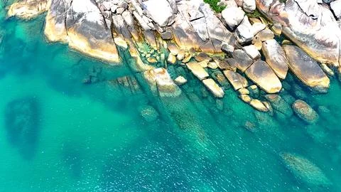 Aerial View of Silver Beach, Koh Samui, Thailand Foto stock