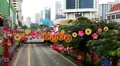 Aerial View of Singapore, Bird Eye View of China Town, Skyscrapers, Holiday HD Footage
