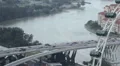 Aerial View Singapore Flyer, Skyline, Famous, Biggest, Highest Ferris Wheel HD Footage