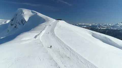 Aerial view of the ski resort 動画素材 149459647