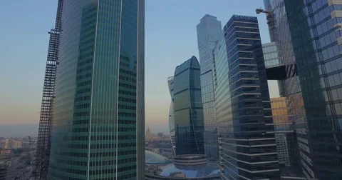 Aerial View of Skyscrapers Stock Footage 72503521