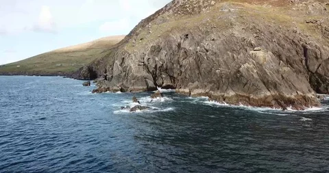 An Aerial View of Slea Head on the Ring of Kerry County Kerry Ireland 2 Stock Footage 108519126