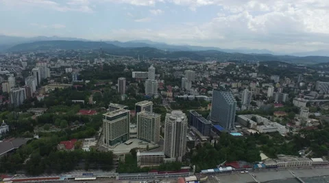 Aerial view of sochi Video stock 51333195