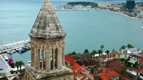 Aerial view Split Croatia. Stock Footage 260414985