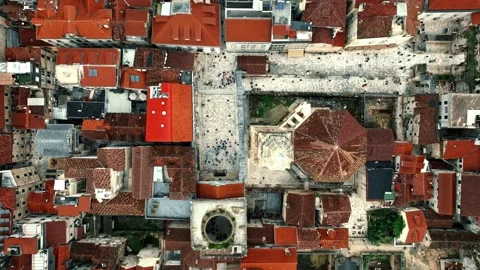 Aerial view Split Croatia. Stock Footage 260415508