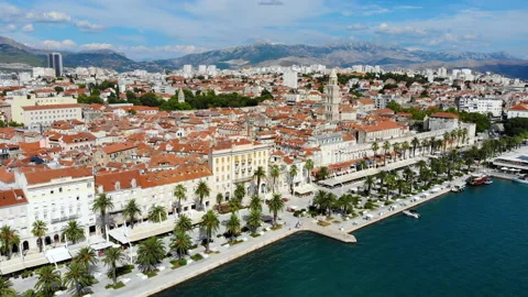 Aerial view of Split town, Croatia 動画素材 140465561