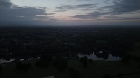 Aerial View of St Albans Stock Footage 311476111