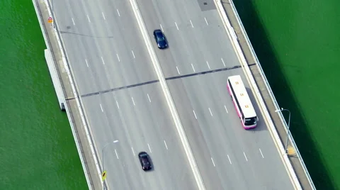 Aerial view of the Stack Interchange Vidéo 66609569