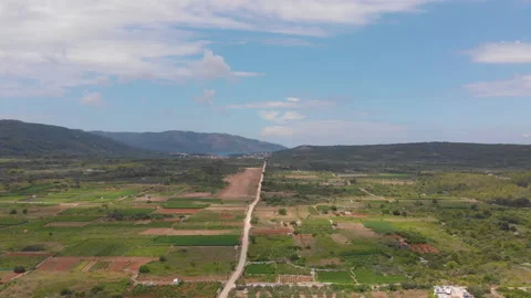 Aerial view of the Stari Grad plain 07 Video stock 139746147