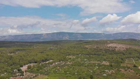 Aerial view of the Stari Grad plain 09 Video stock 139746151
