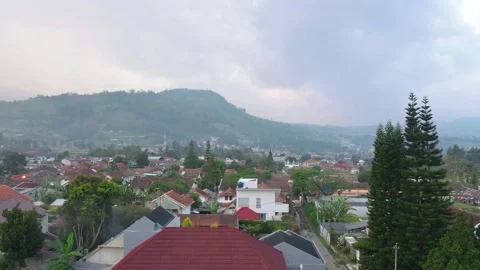 Aerial view, State College of Sciences Building, IPDN. Stock Footage 201425182